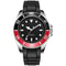 Diver Style Watch With Japan Movement And Rotating Bezel Fabric Strap Dial For Adventurers 6