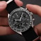 Mens Luxury Quartz Chronograph Wristwatch With Coated Crystal And Canvas Band 0