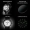 Mens Luxury Quartz Chronograph Wristwatch With Coated Crystal And Canvas Band 3