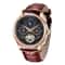 Luxury Skeleton Tourbillon Automatic Mechanical Leather Watch For Men 7