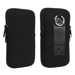 universal shockproof phone pouch with belt clip and shoulder strap