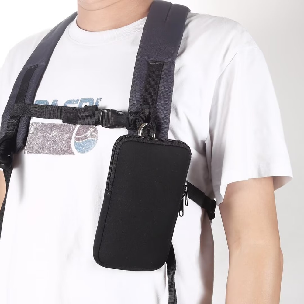 Universal Shockproof Phone Pouch with Belt Clip and Shoulder Strap