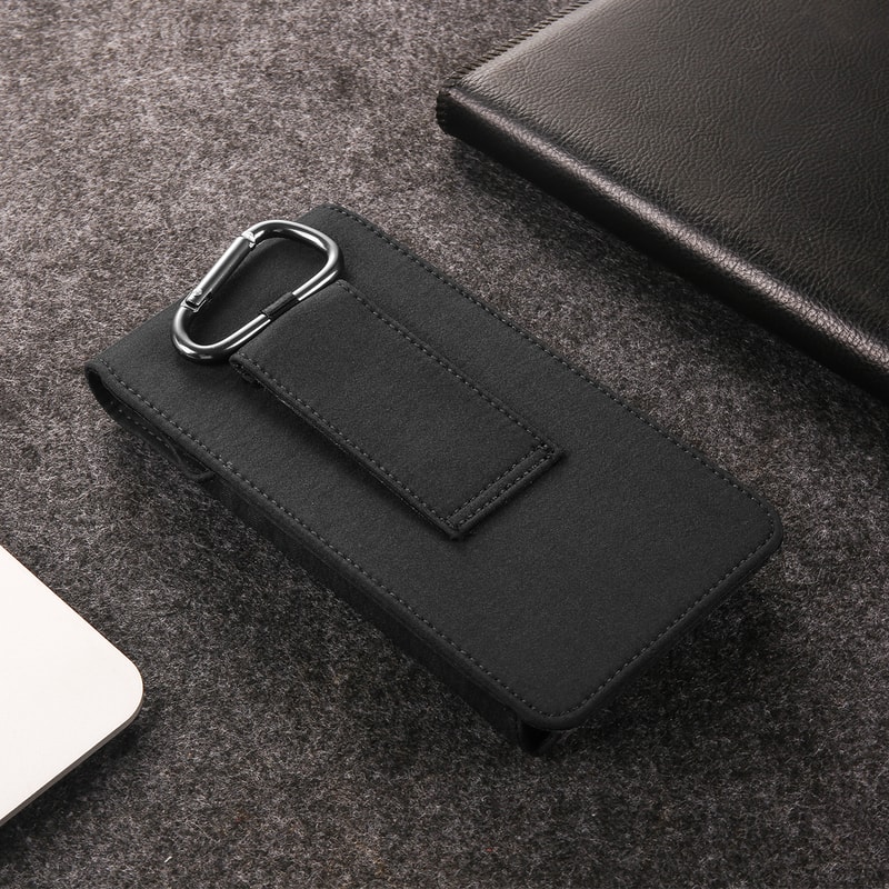 Universal Rugged Nylon Phone Holster With Secure Belt Clip And Loop 4