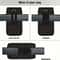 Universal Dual Pocket Cell Phone Holster HeavyDuty Nylon Belt Pouch For Large Smartphones 4