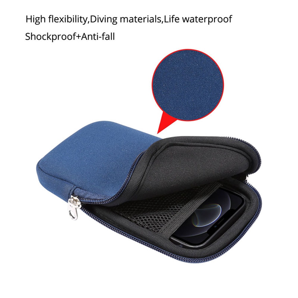 Universal Waterproof Phone Pouch With Crossbody Shoulder Strap 1