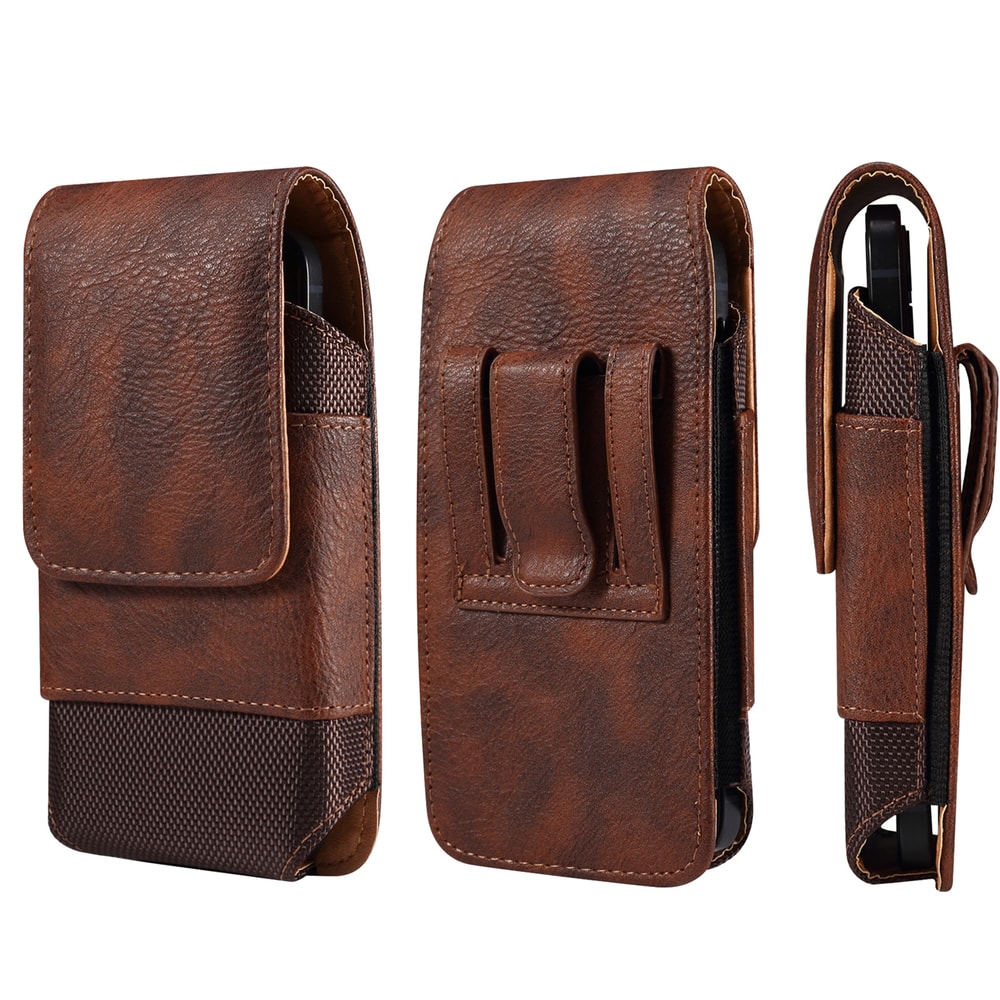 Premium Leather Phone Holster Belt Clip Case For Men Waist Pouch Holder 7