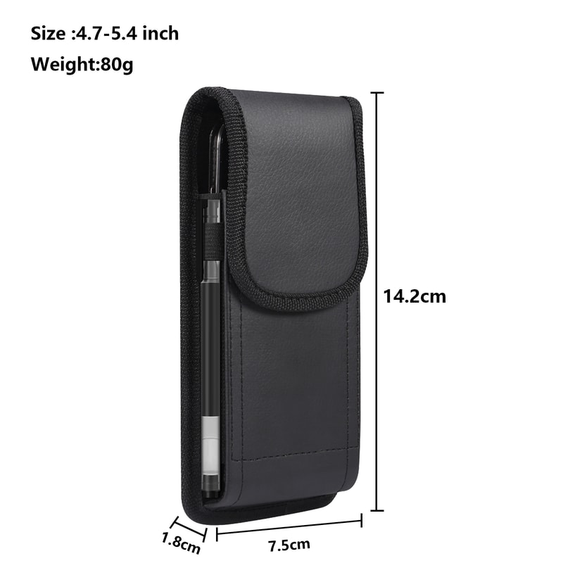 Premium Leather Phone Belt Clip Case Durable Waist Phone Holster With Secure Fit 6