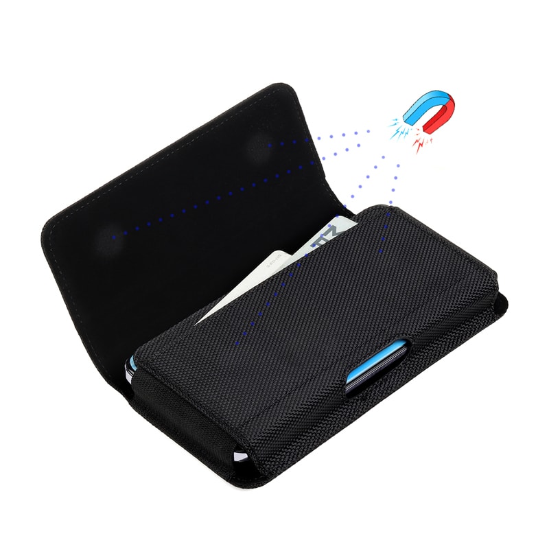 Rugged Nylon Phone Holster Belt Case Multifunction Waist Bag With Secure Clip Holder 2