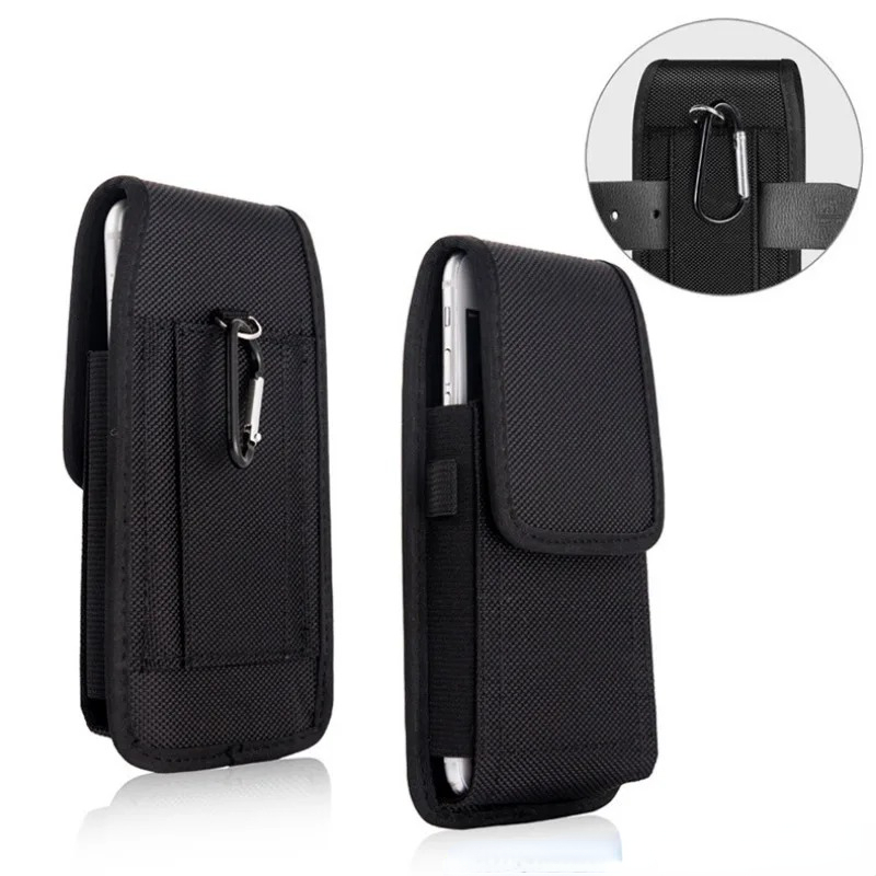 Tactical Phone Pouch Belt Holster Nylon Outdoor Waist Case With Card Holder 1