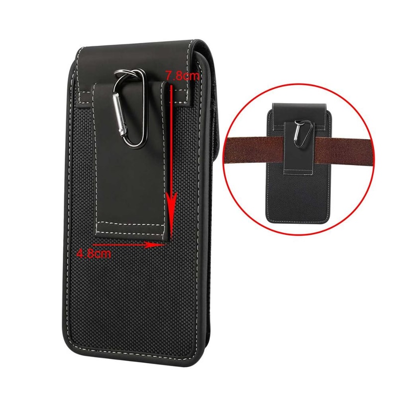 Universal Phone Pouch Belt Clip Leather Holster Smartphones 3