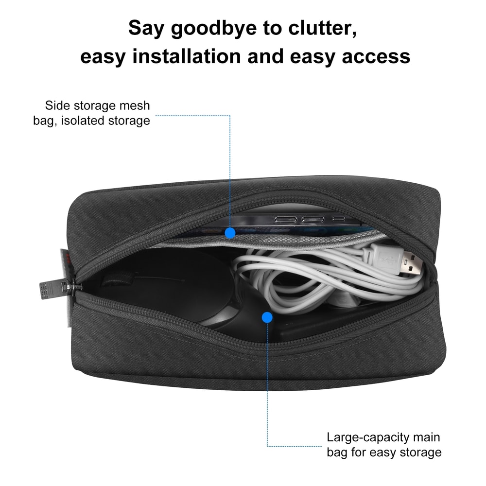 Portable Electronics Organizer Bag Travel Tech Organizer For Cables Chargers Gadgets 4