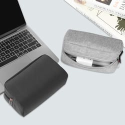 portable electronics organizer bag travel tech organizer for cables chargers gadgets