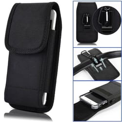 universal phone holster pouch with belt clip durable nylon outdoor waist bag for secure carry