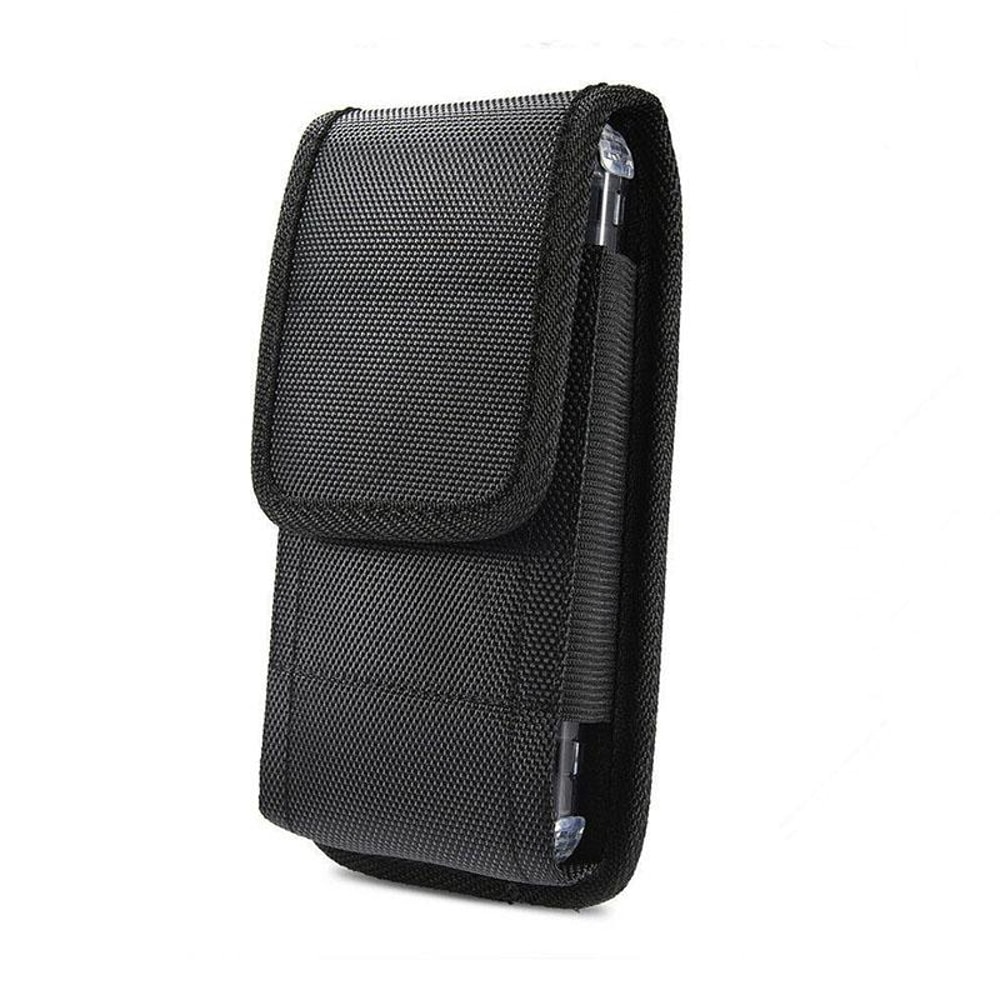 Universal phone holster pouch with Belt Clip Durable Nylon Outdoor Waist Bag for Secure Carry