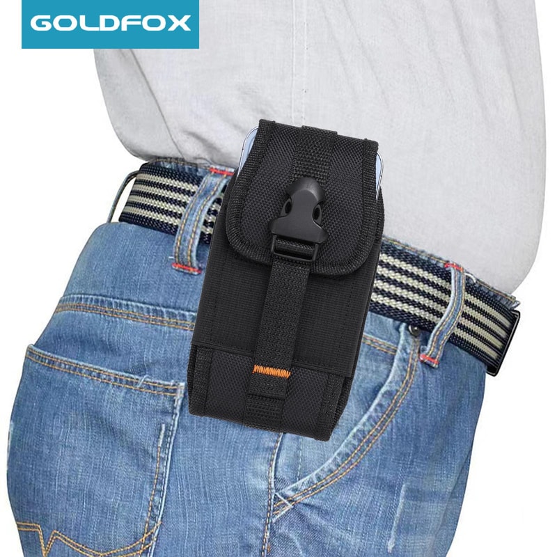 Universal Oxford Phone Holster Belt Case For Men Durable Waist Phone Pouch Belt Holder 4