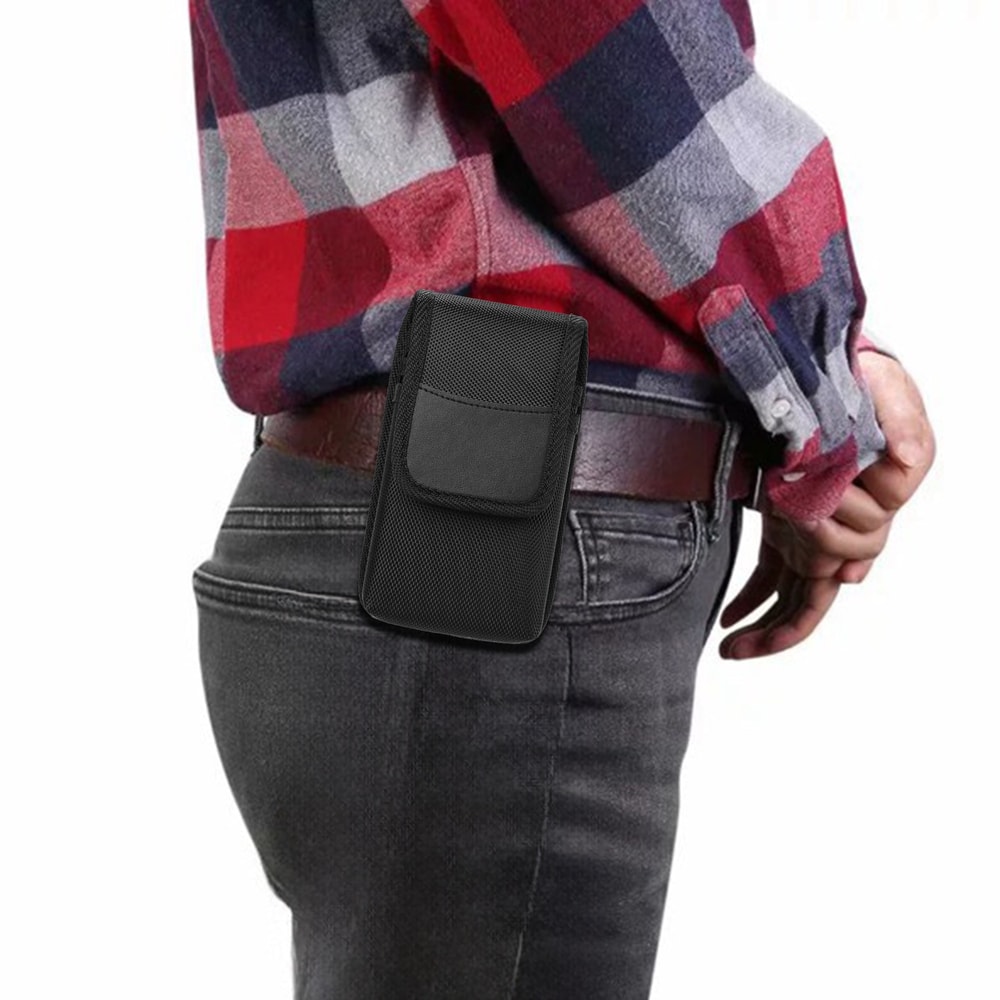 Dual Phone Waist Bag Durable Oxford Cloth Running Utility Phone Holder