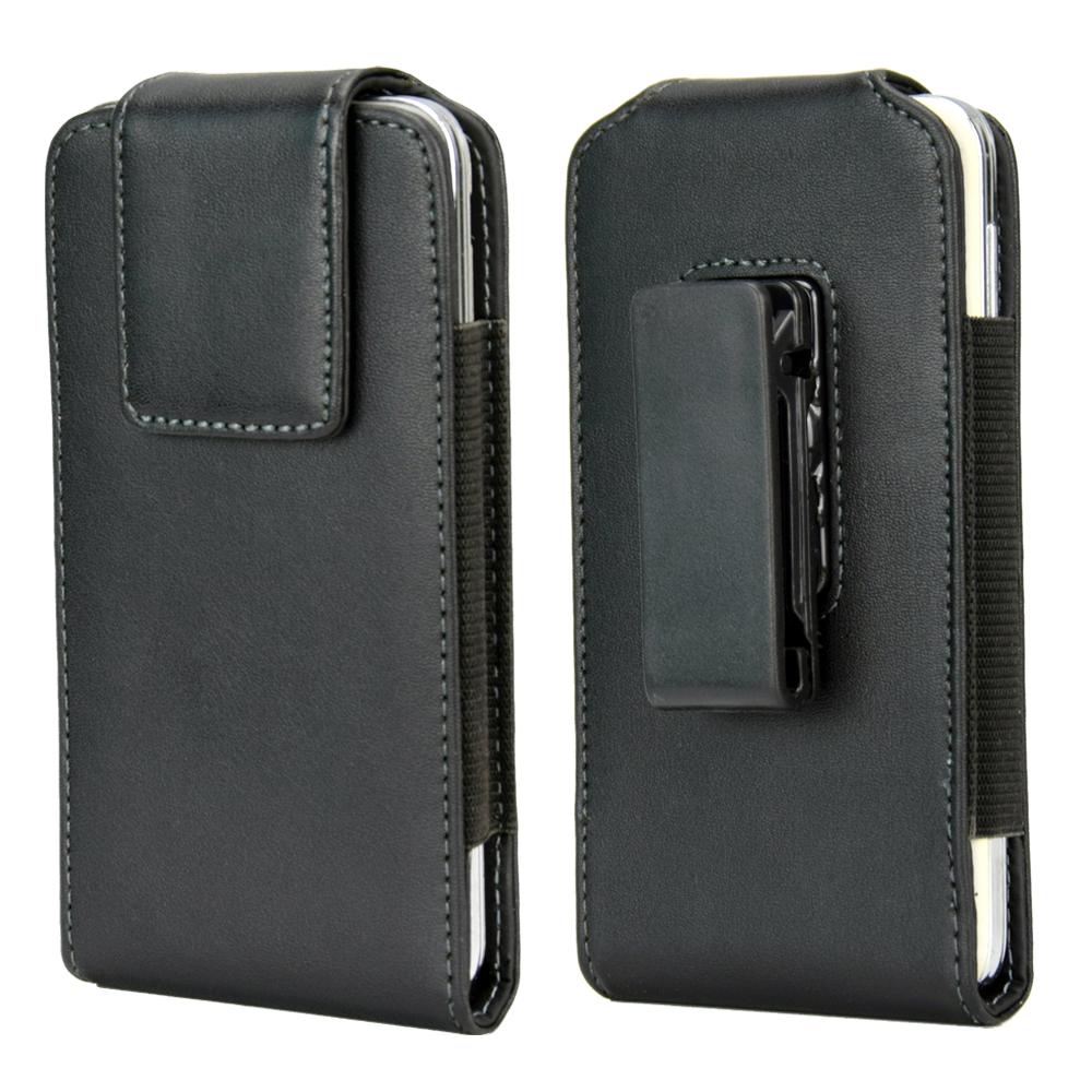 Premium Leather Belt Clip Phone Holster Case for Secure Everyday Carry