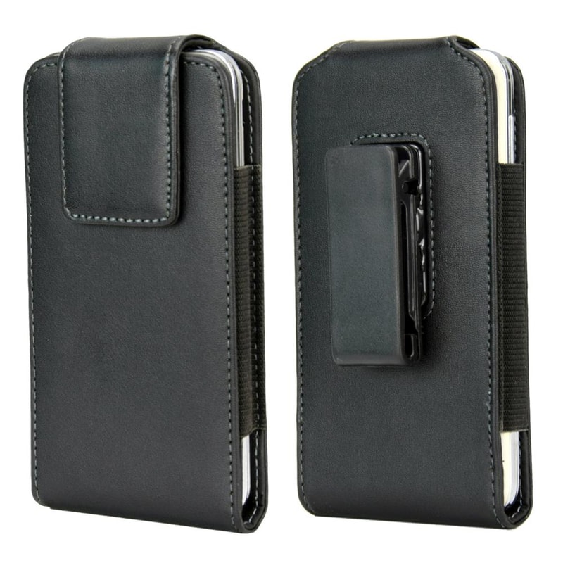 Premium Leather Belt Clip Phone Holster Case for Secure Everyday Carry