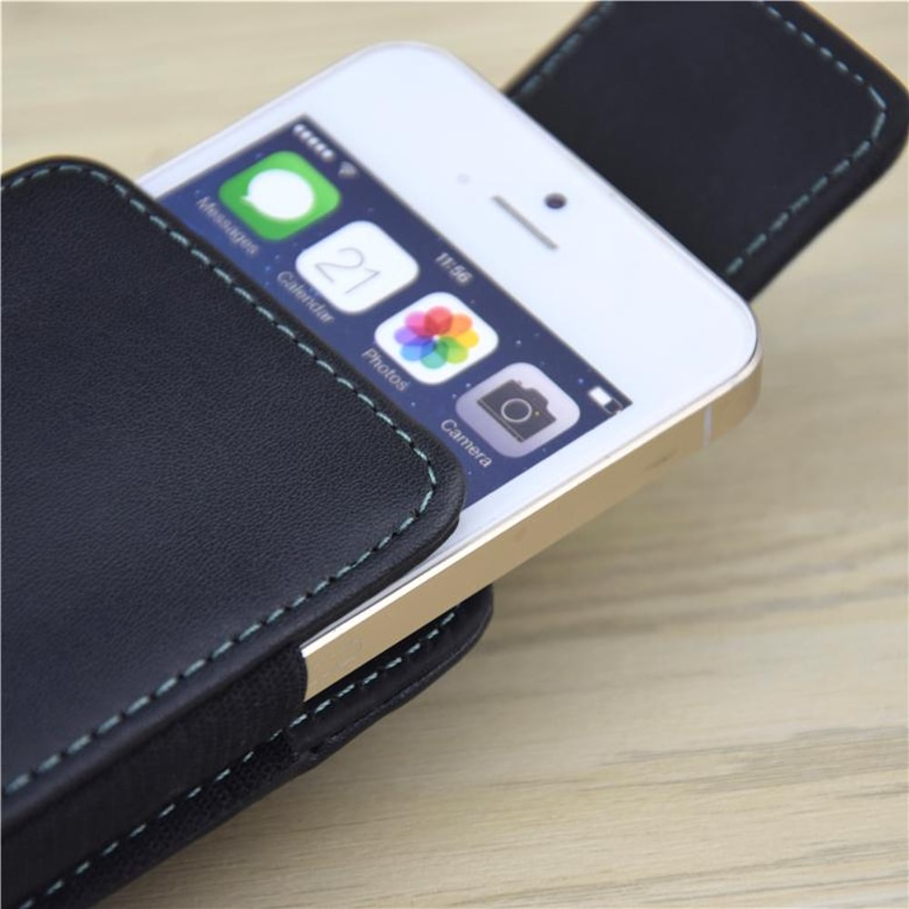 Premium Leather Belt Clip Phone Holster Case for Secure Everyday Carry