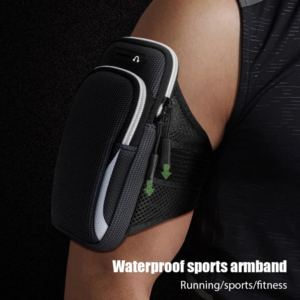 Universal Running Phone Armband Holder Adjustable Sports Arm Band For Secure Fitness Workouts 1