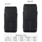 Premium Leather Phone Pouch Belt Clip Holster Waist Case