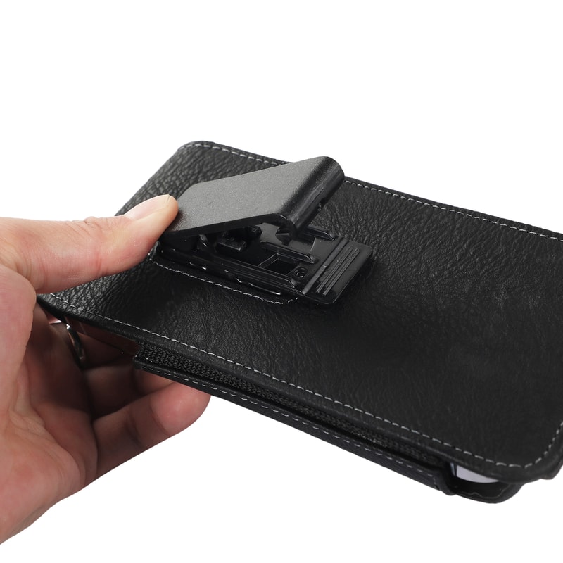 Premium Leather Phone Pouch Belt Clip Holster Waist Case