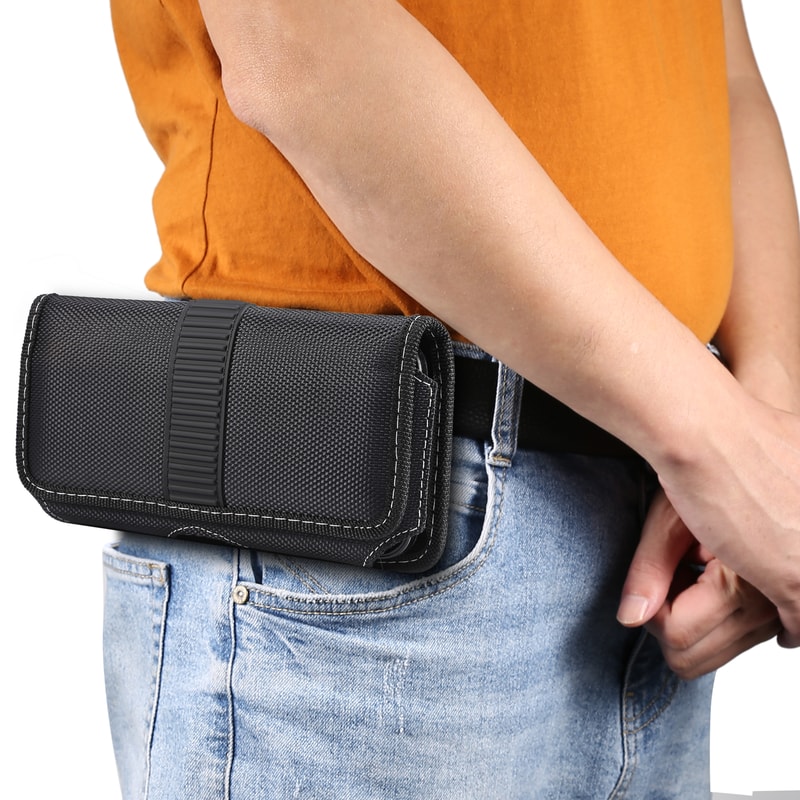 Universal Phone Holster Belt Clip Nylon Waist Pouch For Men 4