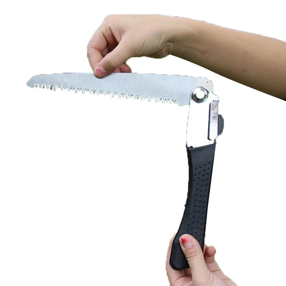 Premium Folding Hand Saw Steel Portable Pruning Saw for Trees Camping Wood Cutting