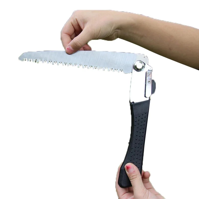 Premium Folding Hand Saw Steel Portable Pruning Saw for Trees Camping Wood Cutting