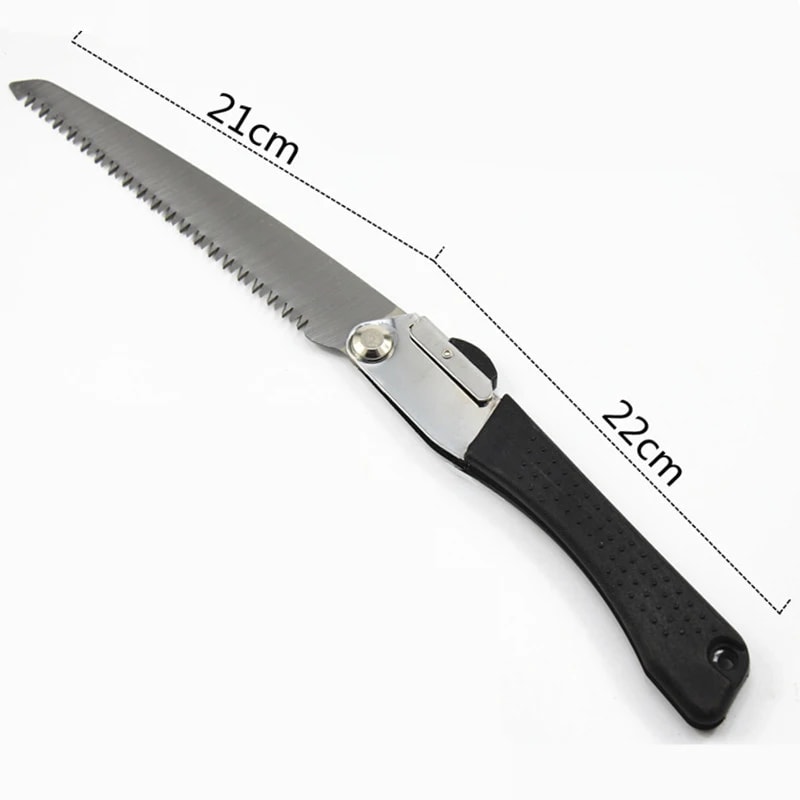 Premium Folding Hand Saw Steel Portable Pruning Saw for Trees Camping Wood Cutting