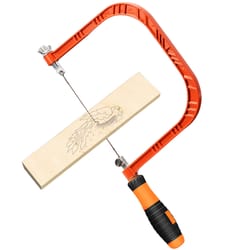 precision adjustable coping saw for woodworking with blades