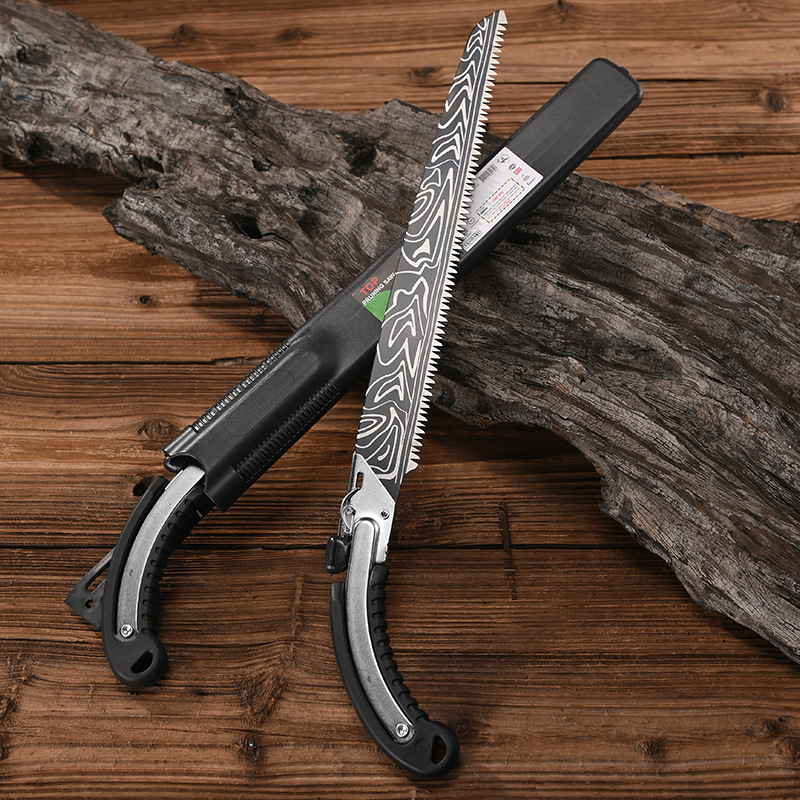 Heavy Duty Folding Hand Saw for Pruning, Camping & Outdoor Cutting