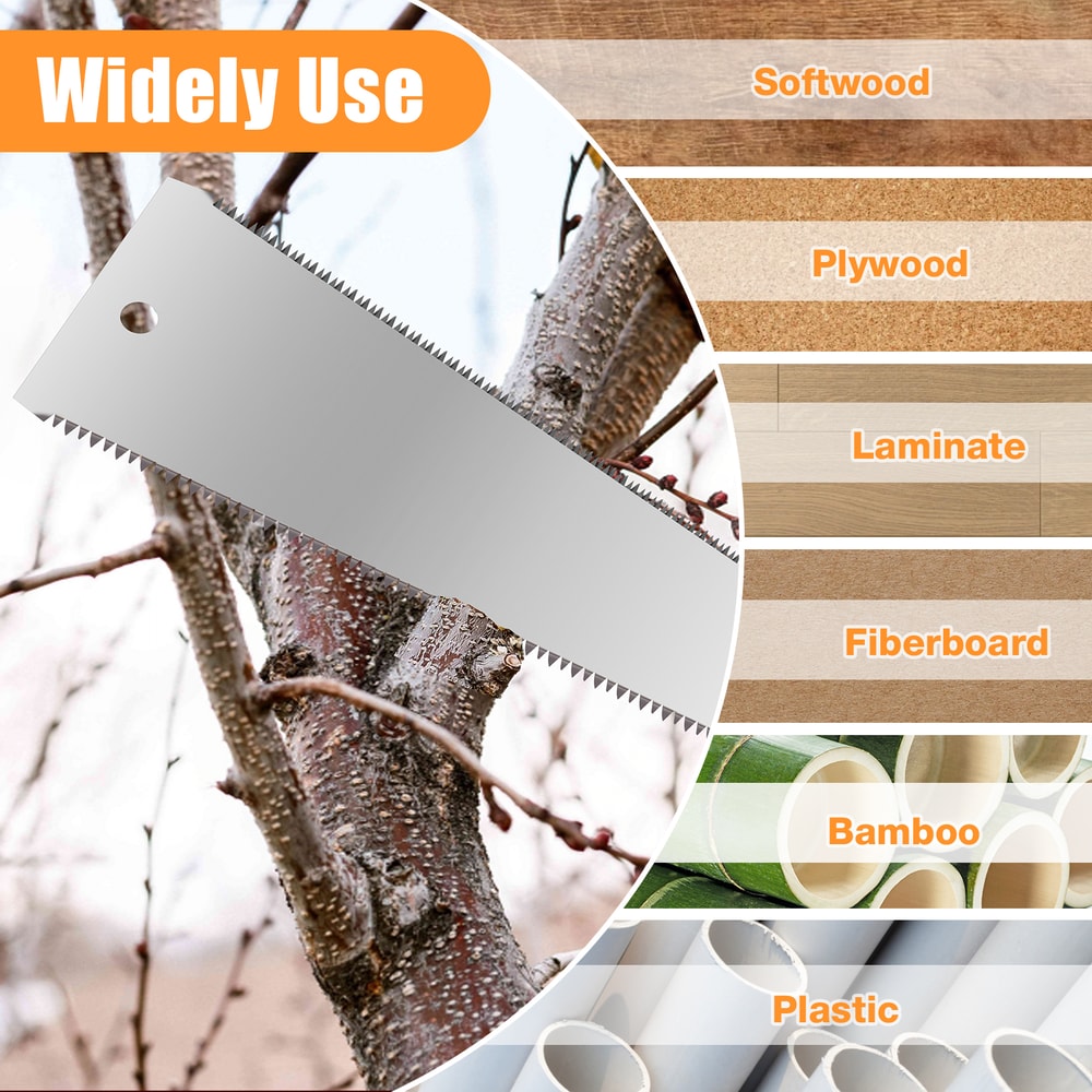 Double Edge Pull Saw For Precision Woodworking Hand Saw With Replaceable Blade 1