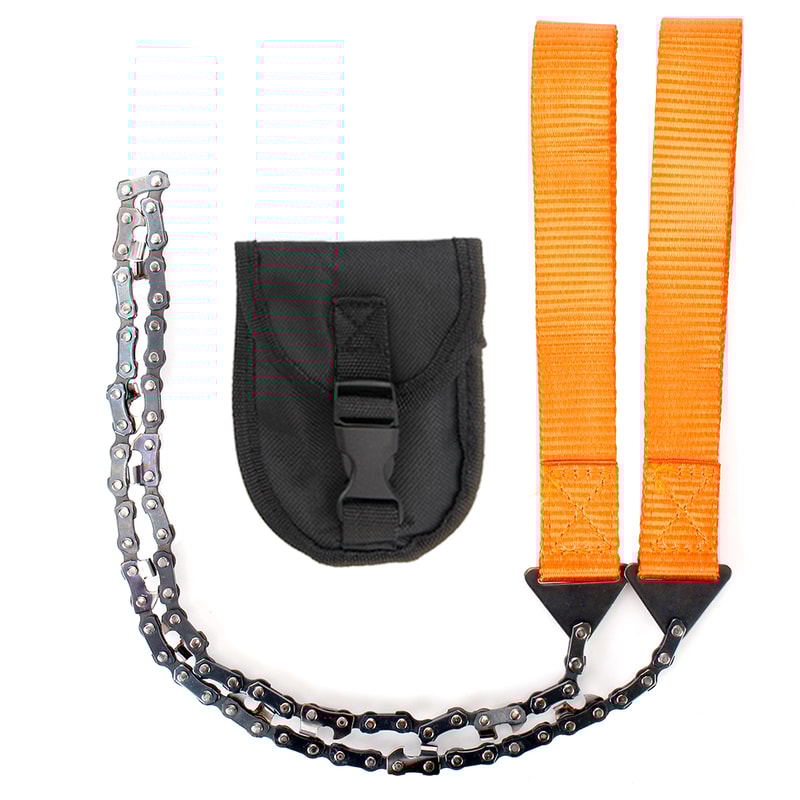 Portable Survival Chain Saw for Camping and Emergency Outdoor Cutting Tool