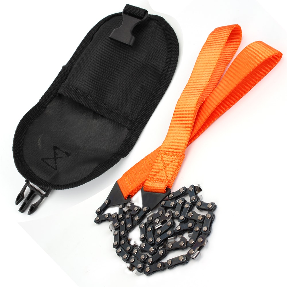 Portable Survival Chain Saw for Camping and Emergency Outdoor Cutting Tool