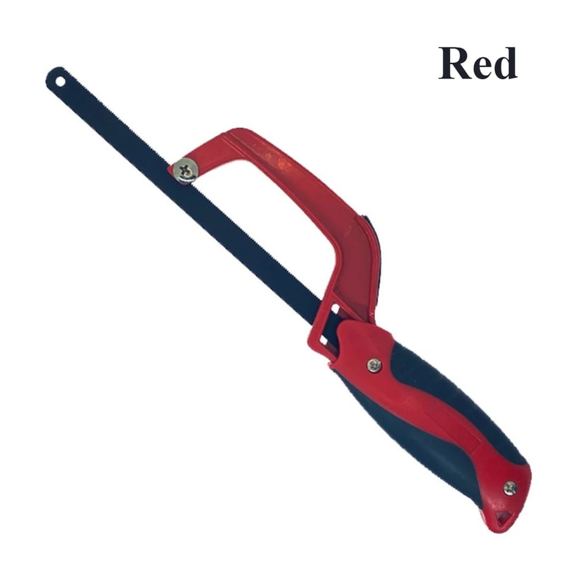 Heavy Duty Mini Hacksaw Compact Hand Saw With Flexible Frame BiMetal Blade For Metal Cutting 3