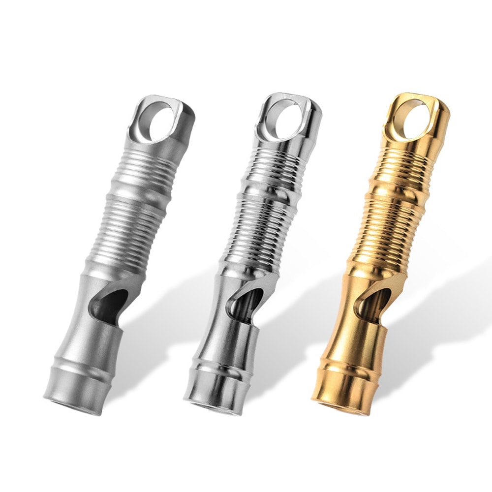 Titanium Survival Whistle Ultra Loud Emergency Whistle For Outdoor Safety 3
