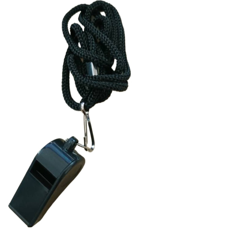 Pro Loud Safety Referee Whistle with Lanyard for Sports, Coaching & Outdoor Emergency Use