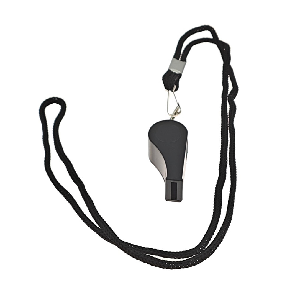 Pro Loud Safety Referee Whistle with Lanyard for Sports, Coaching & Outdoor Emergency Use