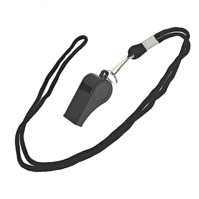 Pro Loud Safety Referee Whistle with Lanyard for Sports, Coaching & Outdoor Emergency Use