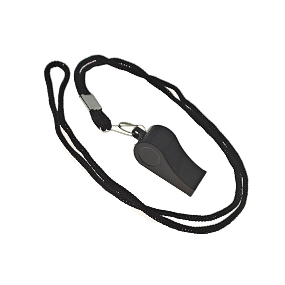 Pro Loud Safety Referee Whistle with Lanyard for Sports, Coaching & Outdoor Emergency Use