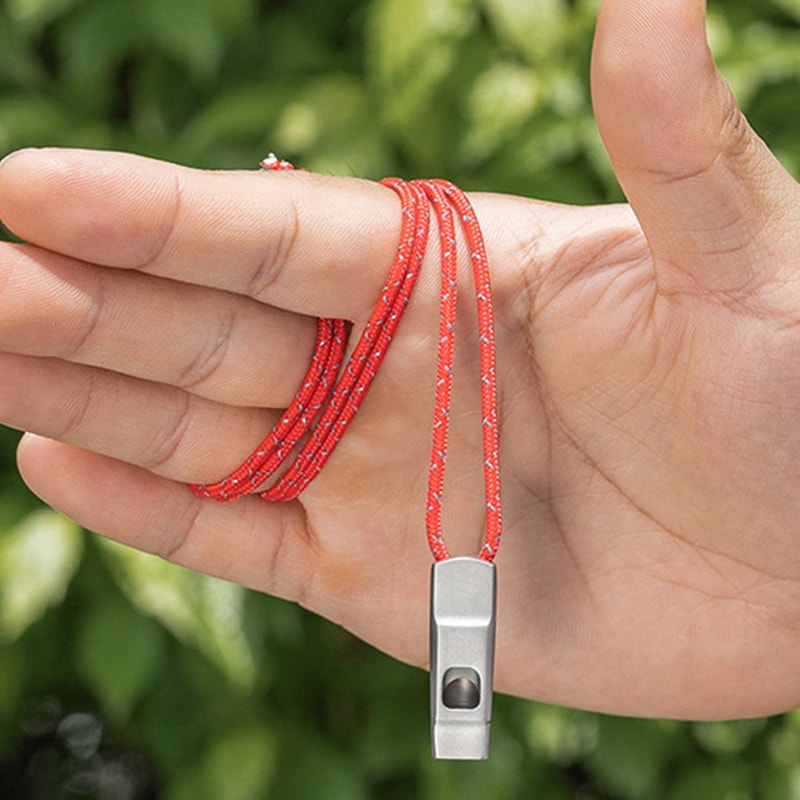 Loud Survival Whistle Waterproof Emergency Safety Whistle with Lanyard for Outdoor Adventures