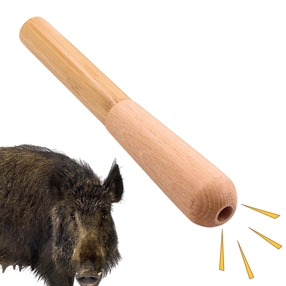 Wild Boar Call Whistle Wooden Hog Hunting Call For Realistic Game Attraction 1