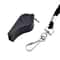 Pro Black Referee Whistle with Lanyard Loud Sports Safety Whistle for Coaches and Outdoor Use