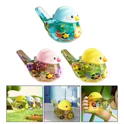colorful bird water whistle toy fun musical kids water whistle toy for parties & gifts