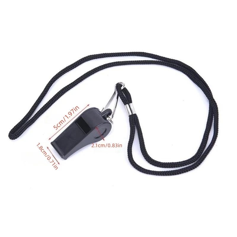 Professional Sports Whistle With Lanyard For Referee Training And Emergency Safety 1