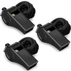 pro sports referee whistle with lanyard loud safety emergency whistle for outdoor & coaching