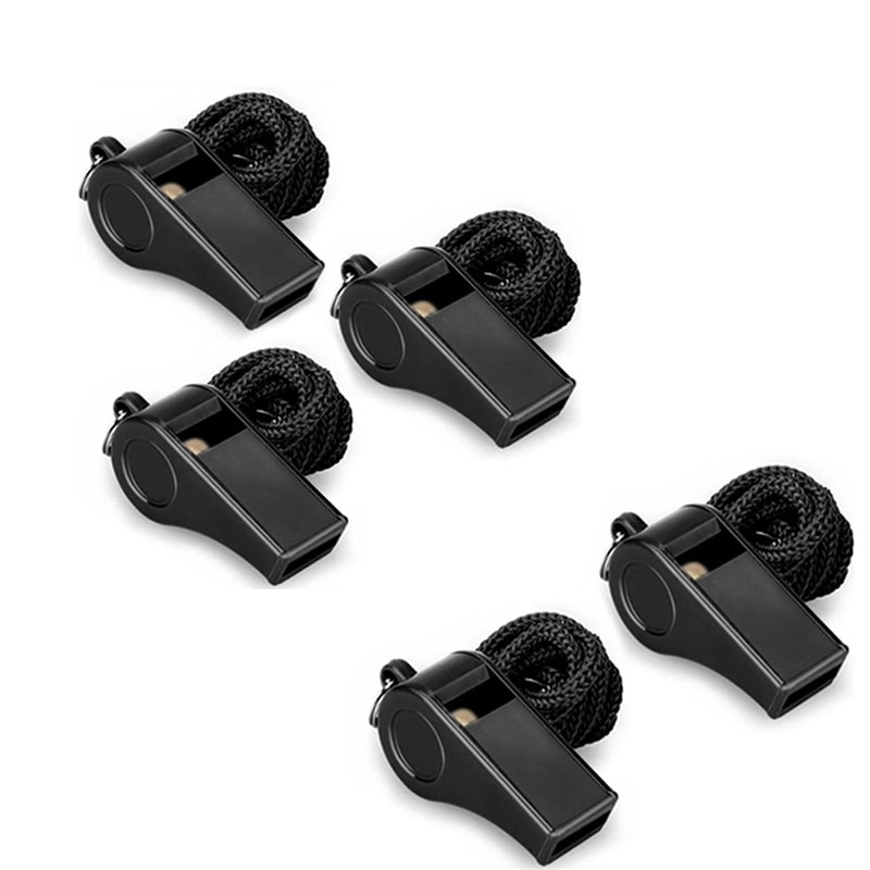 Pro Sports Referee Whistle With Lanyard Loud Safety Emergency Whistle For Outdoor Coaching 8