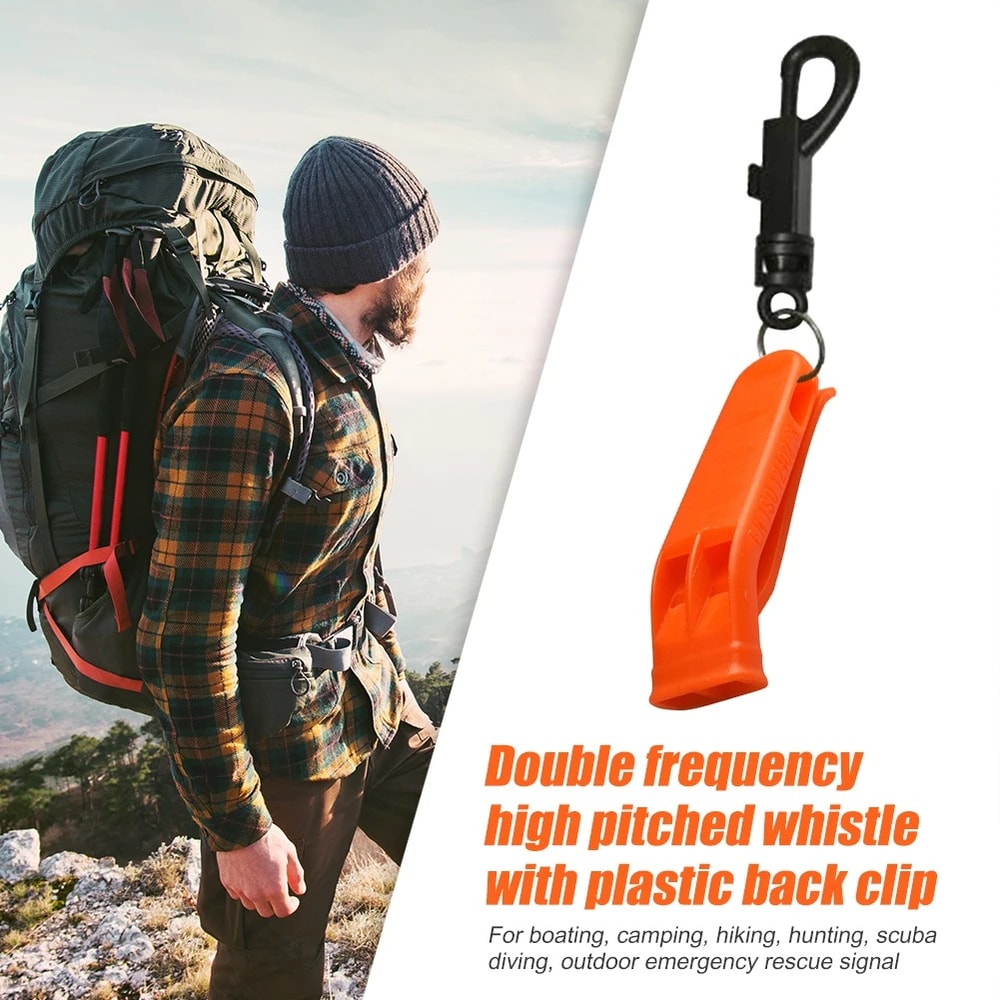 Ultra Loud Emergency Survival Whistle For Hiking Sports And Outdoor Safety 2