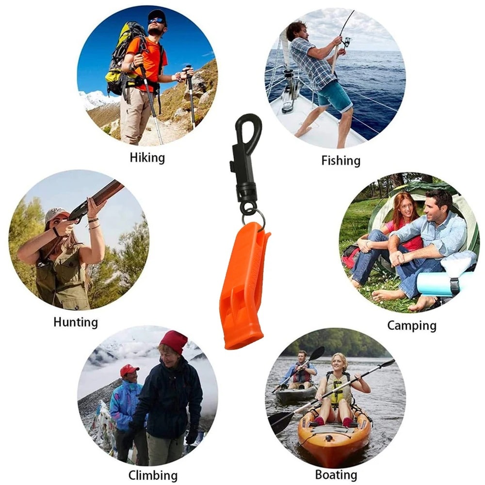 Ultra Loud Emergency Survival Whistle For Hiking Sports And Outdoor Safety 3